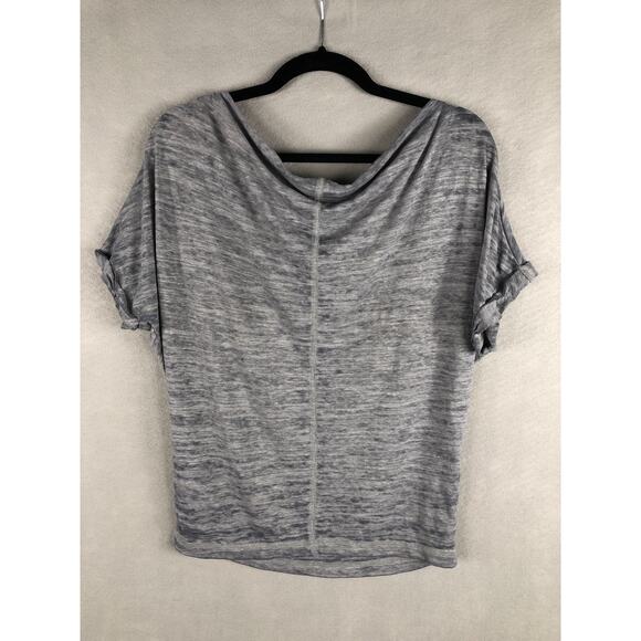 We The Free Women's Size Medium Slub Cotton Tee Gray - Picture 5 of 9